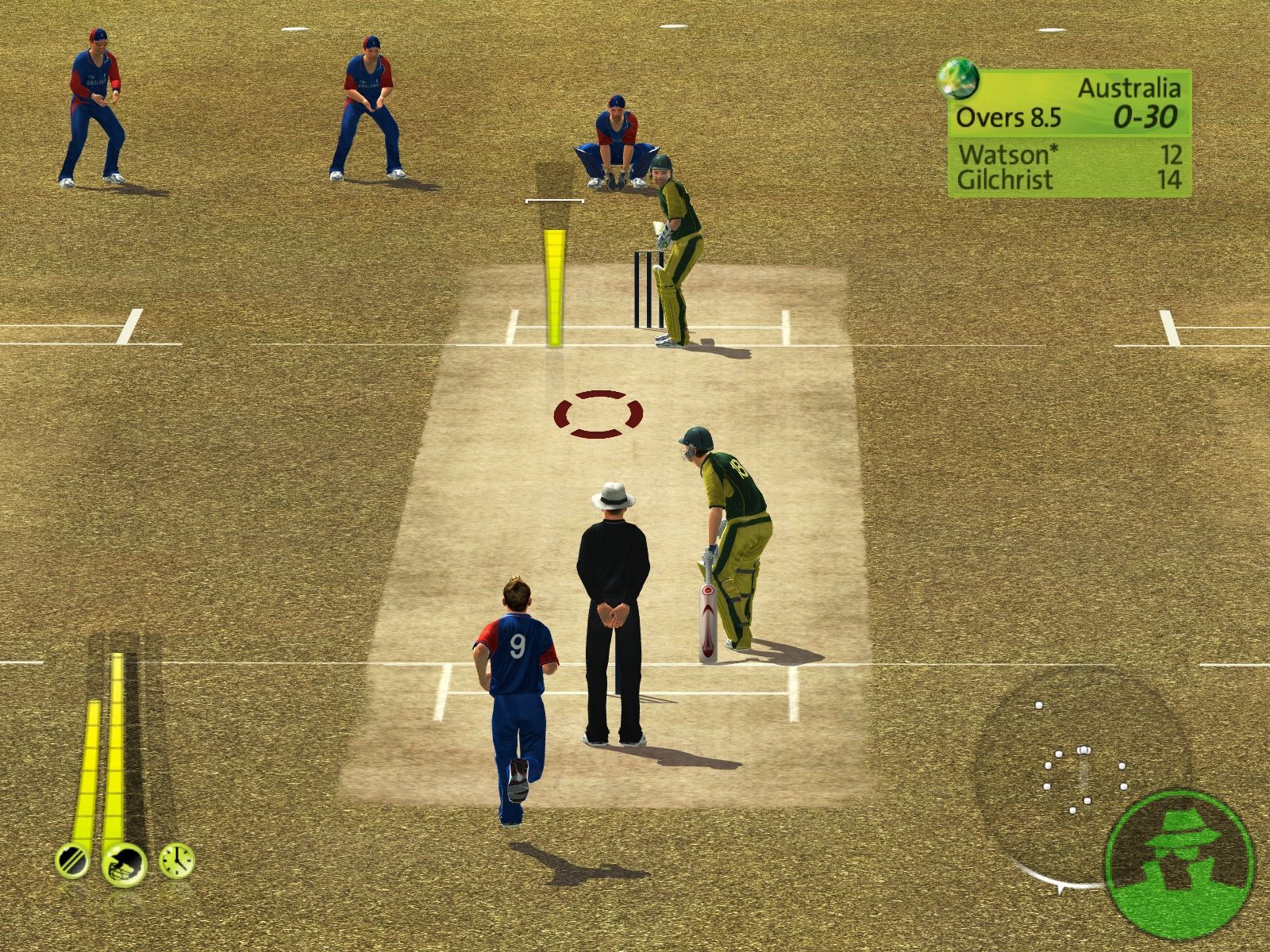 How to swing the ball in cricket 2007 game online